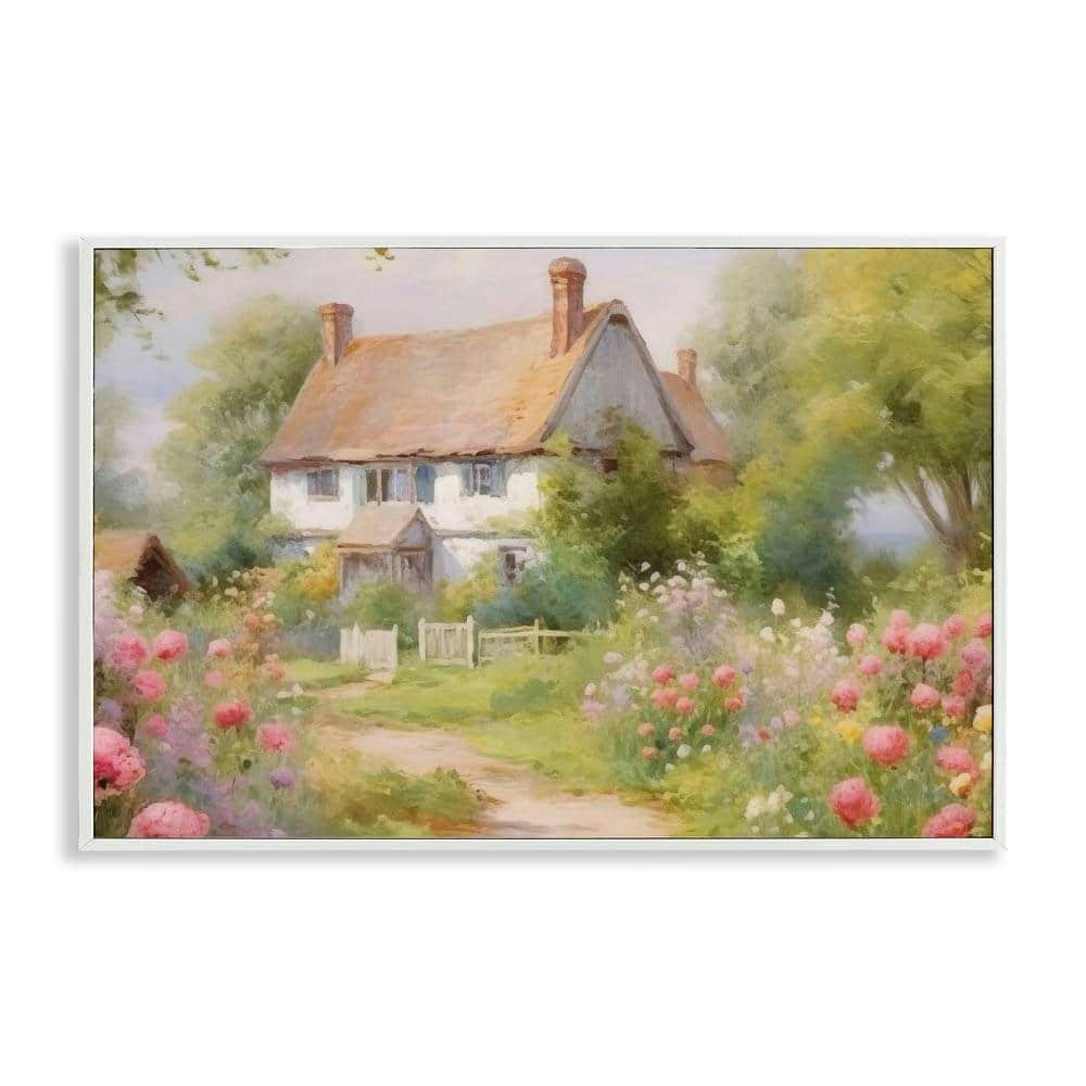 Nature Filled Cottage Garden Giclee Art Print 12" x 18": $46.57 Nature Filled Cottage Garden Giclee Art Print 12" x 18": $46.57