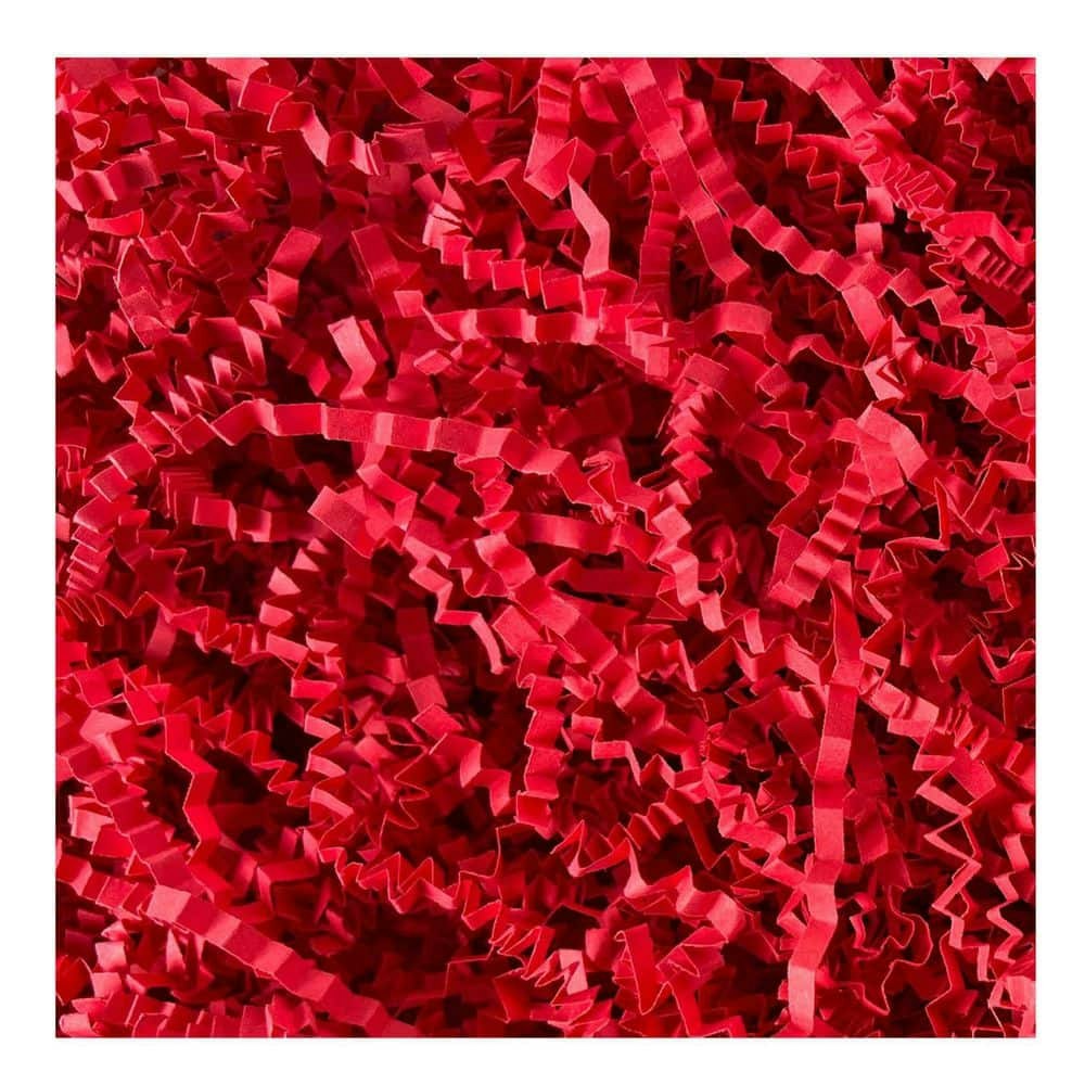 1-lb. Red Crinkle Paper Basket Filler: $46.91