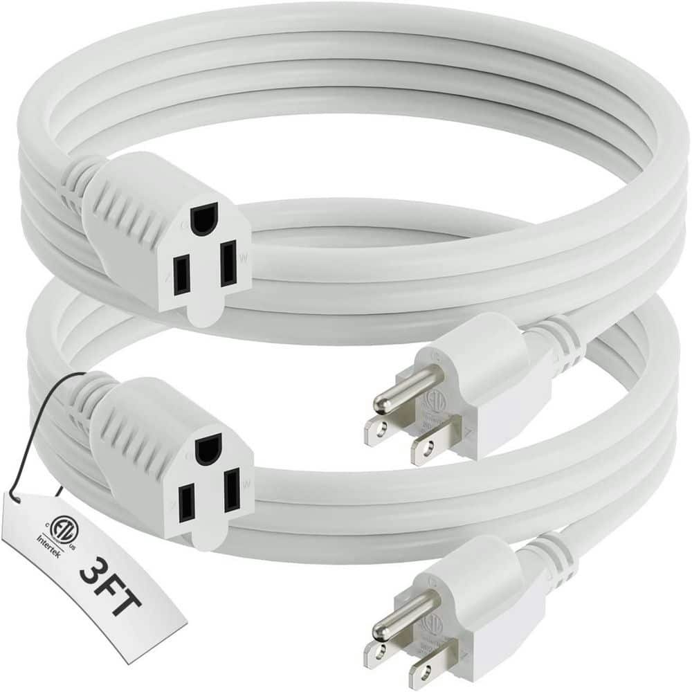 Heavy Duty 16/3 3-Foot Extension Cord 2-Pack: $46.91 Heavy Duty 16/3 3-Foot Extension Cord 2-Pack: $46.91