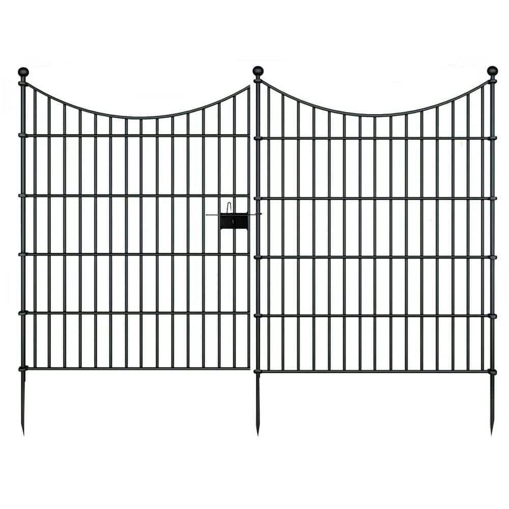 32-Inch Rustproof Metal Garden Fence Panels 23.6-Foot Barrier: $209.88 32-Inch Rustproof Metal Garden Fence Panels 23.6-Foot Barrier: $209.88