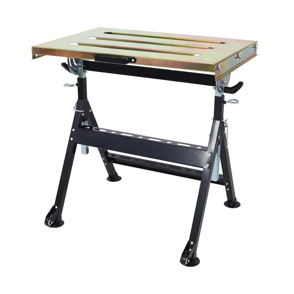 Welding Table 30" x 20" 400-lb. Capacity Folding Workbench: $109.50 Welding Table 30" x 20" 400-lb. Capacity Folding Workbench: $109.50