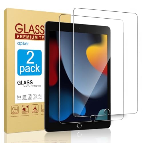 Apiker iPad 10.2-Inch Screen Protector 2-Pack: $7.97