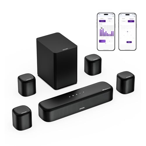 Ultimea Aura A60 7.1-Channel Dolby Atmos Sound Bar and Subwoofer System: $198 Ultimea Aura A60 7.1-Channel Dolby Atmos Sound Bar and Subwoofer System: $198