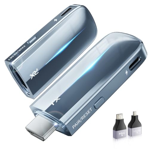 Wireless HDMI Transmitter and Receiver 400-Foot 4K Kit: $59.99 Wireless HDMI Transmitter and Receiver 400-Foot 4K Kit: $59.99