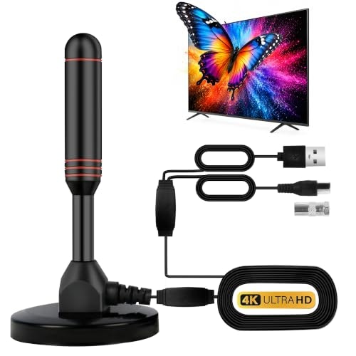 Indoor Digital TV Antenna with Signal Booster: $22.98 Indoor Digital TV Antenna with Signal Booster: $22.98