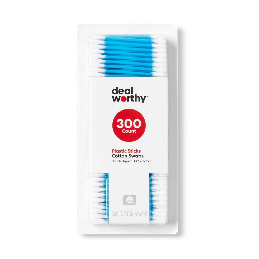Dealworthy Cotton Swabs 300-Count: $0.99