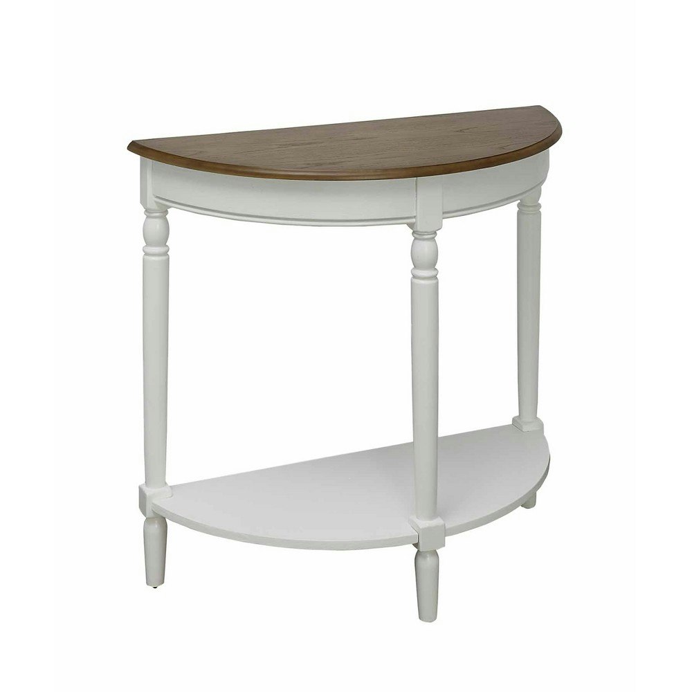 Breighton Home French Country Half-Round Entryway Table: $100.99 Breighton Home French Country Half-Round Entryway Table: $100.99