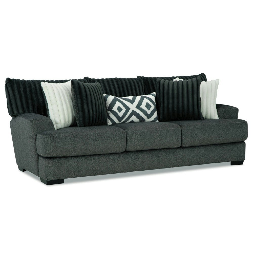 Homes: Inside + Out Telven 98-inch Chenille Channel Tufted Sofa: $2,244.99 Homes: Inside + Out Telven 98-inch Chenille Channel Tufted Sofa: $2,244.99