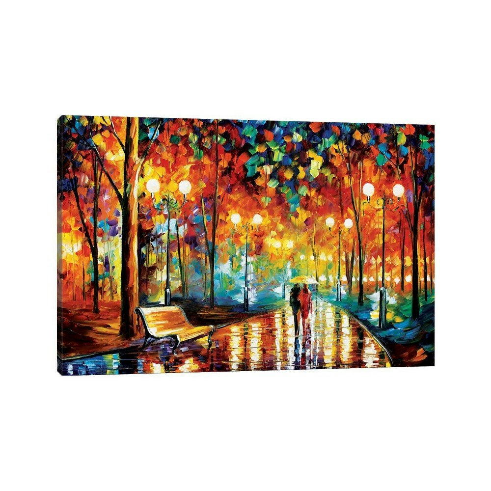 Leonid Afremov Rain's Rustle II 12" x 18" Canvas Wall Art: $45.99 Leonid Afremov Rain's Rustle II 12" x 18" Canvas Wall Art: $45.99