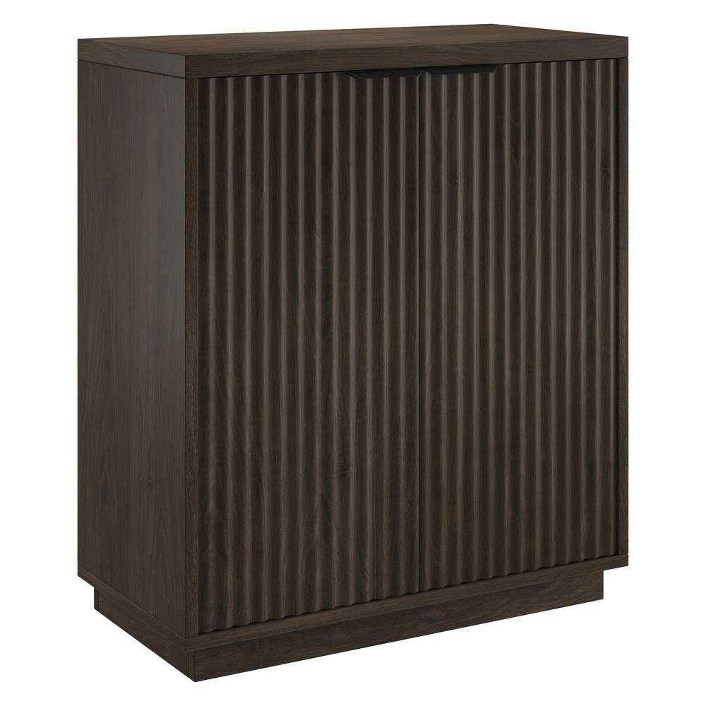 Hudson and Canal Bradwell 28-inch Fluted Accent Cabinet: $249.99 Hudson and Canal Bradwell 28-inch Fluted Accent Cabinet: $249.99