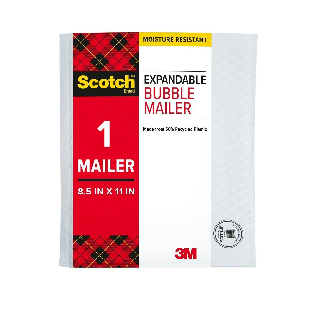 Scotch 8.5"x11" Poly Bubble Mailer: $0.99 Scotch 8.5"x11" Poly Bubble Mailer: $0.99