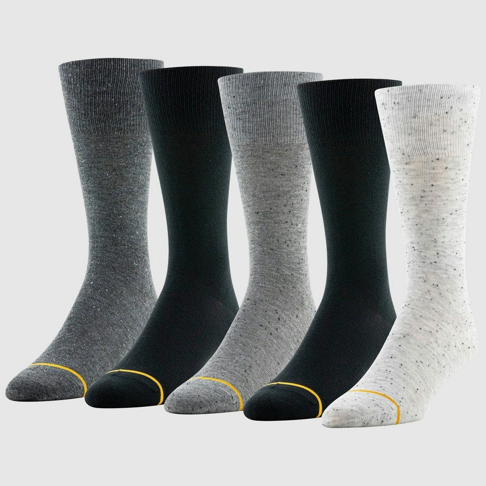 Goldtoe Signature Men's Comfort Top Crew Socks 5-Pack: $16 Goldtoe Signature Men's Comfort Top Crew Socks 5-Pack: $16