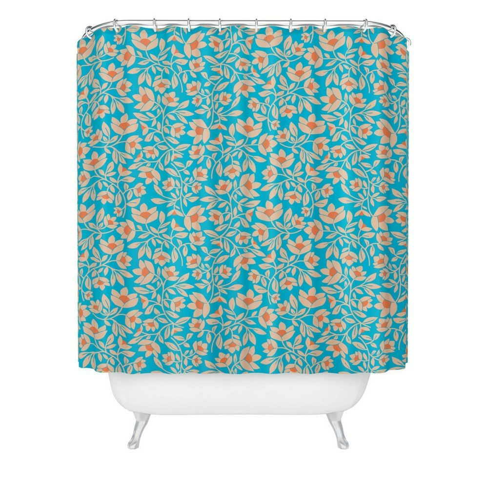Deny Designs Maritza Lisa Tropical Blooms Shower Curtain: $69.99