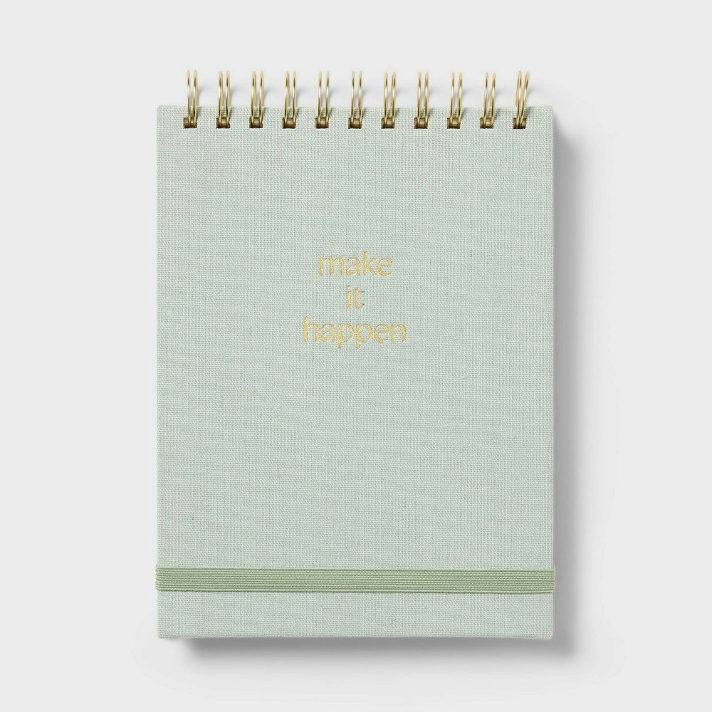up&up 6"x8" Bookcloth Spiral Notebook 240-Page: $8 up&up 6"x8" Bookcloth Spiral Notebook 240-Page: $8