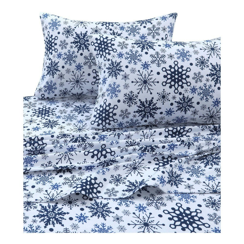 Tribeca Living Queen Printed Cotton Flannel Sheet Set: $64.99