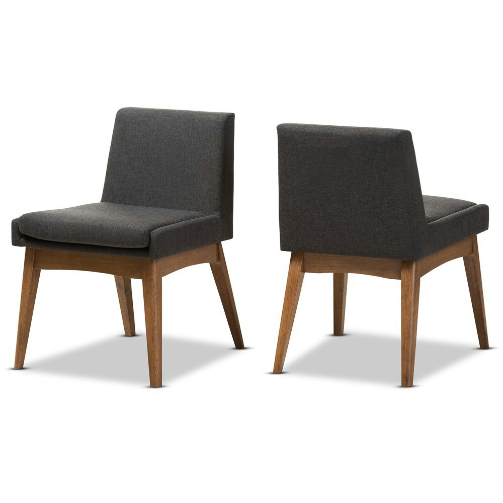 Baxton Studio Nexus Mid Century Modern Dining Chairs 2-Pack: $211.99
