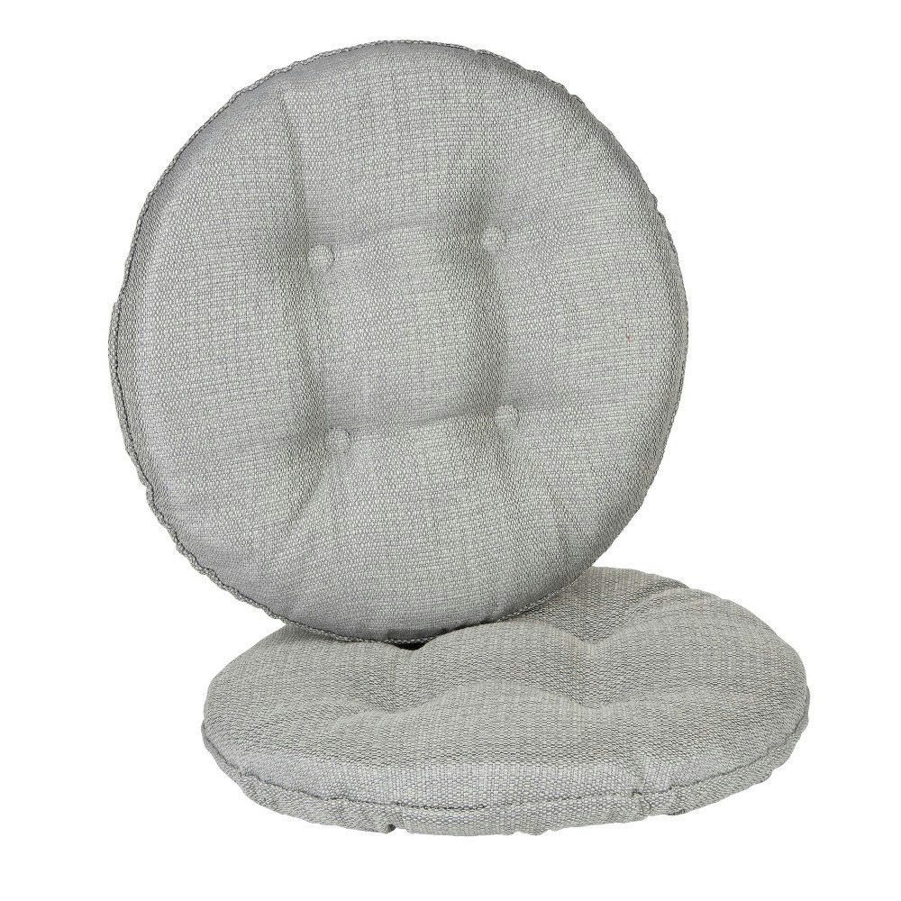 Gripper 14" x 14" Non-Slip Tufted Barstool Cushions 2-Pack: $41.99