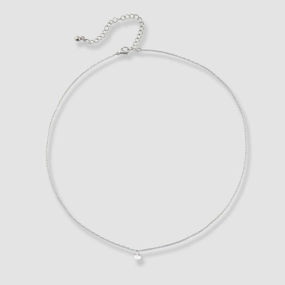 A New Day Cubic Zirconia Drop Necklace: $19 A New Day Cubic Zirconia Drop Necklace: $19