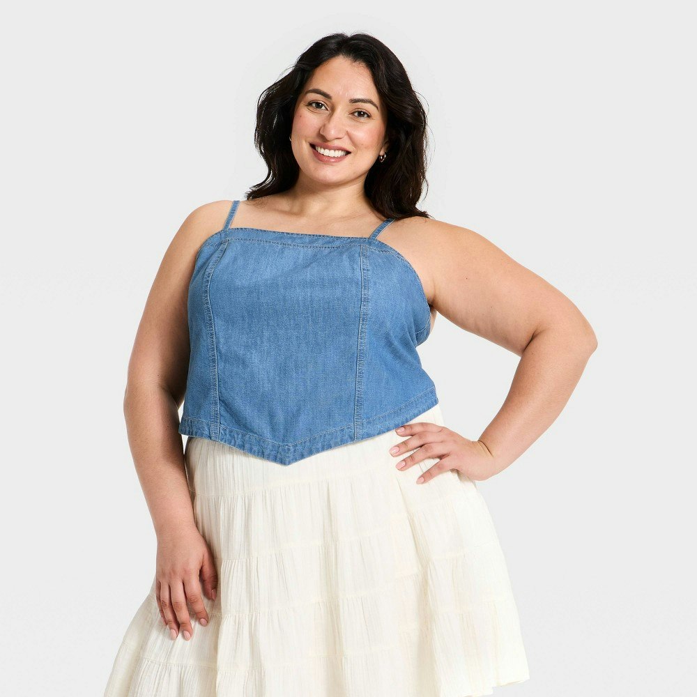 Universal Thread Women's Chambray Bandana Top: $25 Universal Thread Women's Chambray Bandana Top: $25