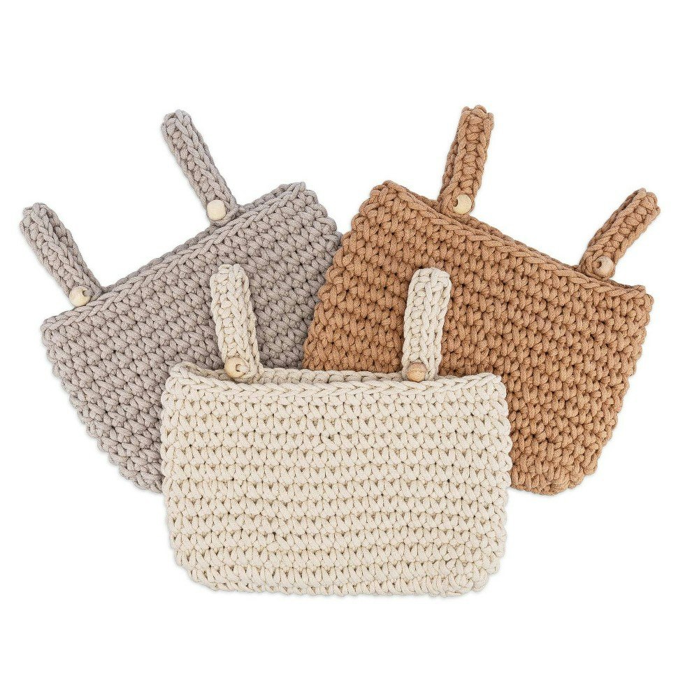 Crane Baby Charlie Farmhouse Crochet Crib Storage 3-Piece Set: $44.99 Crane Baby Charlie Farmhouse Crochet Crib Storage 3-Piece Set: $44.99