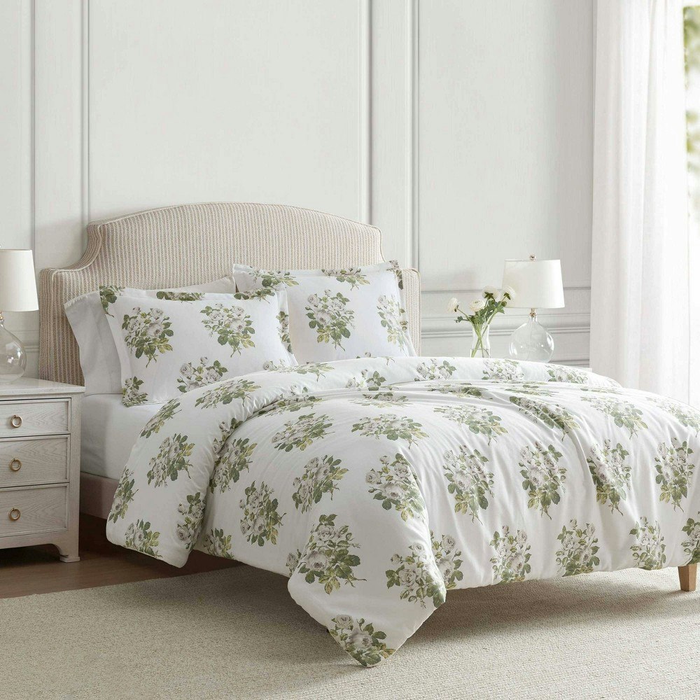 Martha Stewart Eloise Twin Floral Comforter Set: $129.99