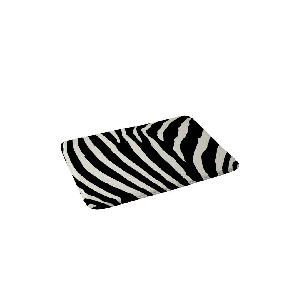 Natalie Baca 21" x 34" Zebra Striped Memory Foam Bath Rug: $50.99 Natalie Baca 21" x 34" Zebra Striped Memory Foam Bath Rug: $50.99
