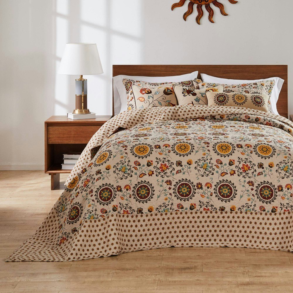 Greenland Home Fashions Andorra Queen 3-Piece Bedspread Set: $105.99