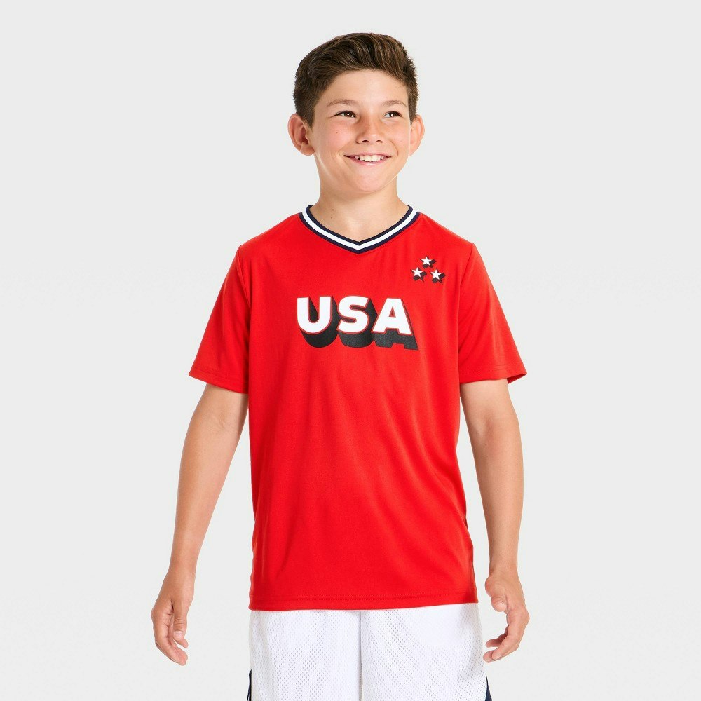 Boys' Short Sleeve Textured Golf Polo Shirt: $18