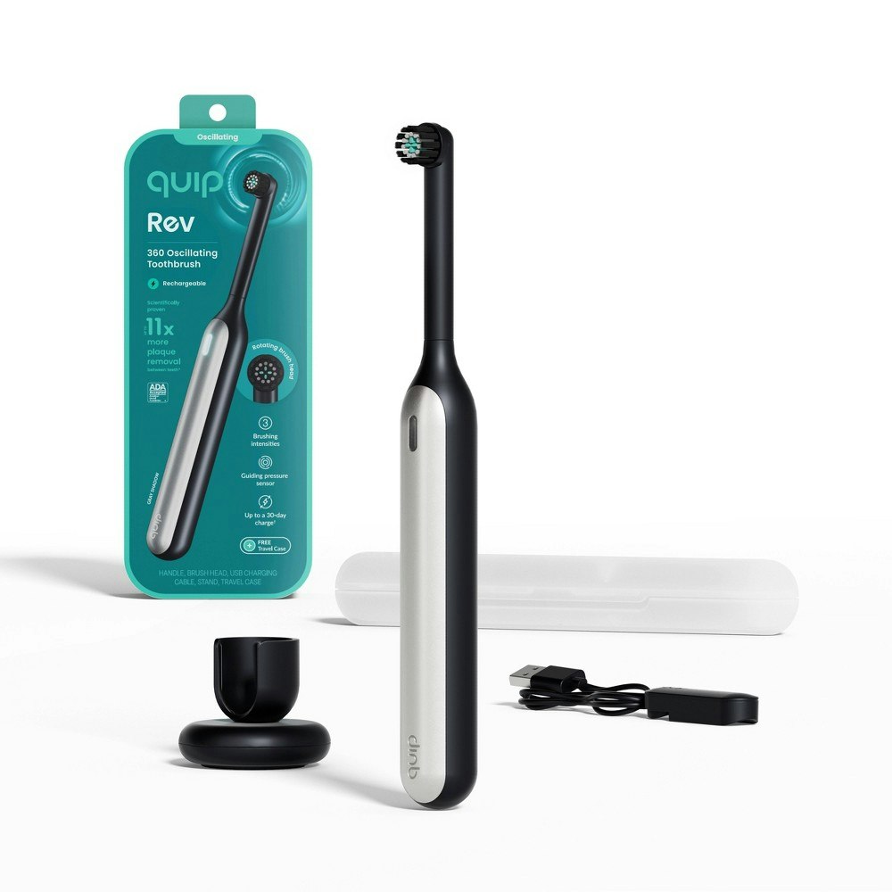 Quip Rev Rechargeable Electric Toothbrush: $49.99 Quip Rev Rechargeable Electric Toothbrush: $49.99