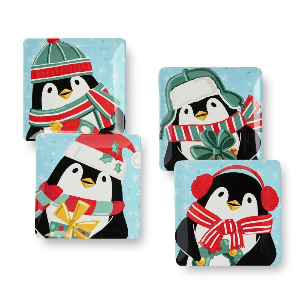Certified International Christmas Whimsy Penguin Dessert Plates 4-Pack: $55.99 Certified International Christmas Whimsy Penguin Dessert Plates 4-Pack: $55.99