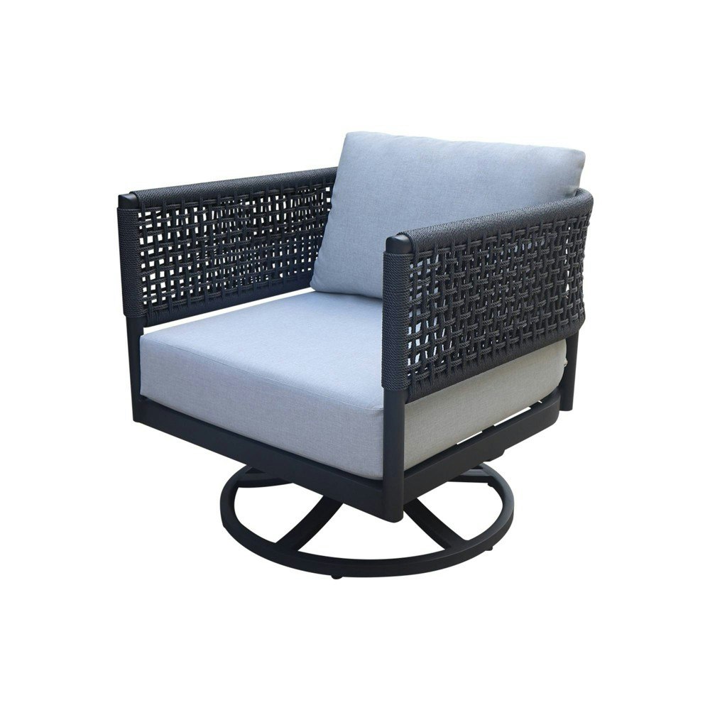 International Concepts Woven Abaca Rope Swivel Rocking Patio Chair: $1,799.99 International Concepts Woven Abaca Rope Swivel Rocking Patio Chair: $1,799.99
