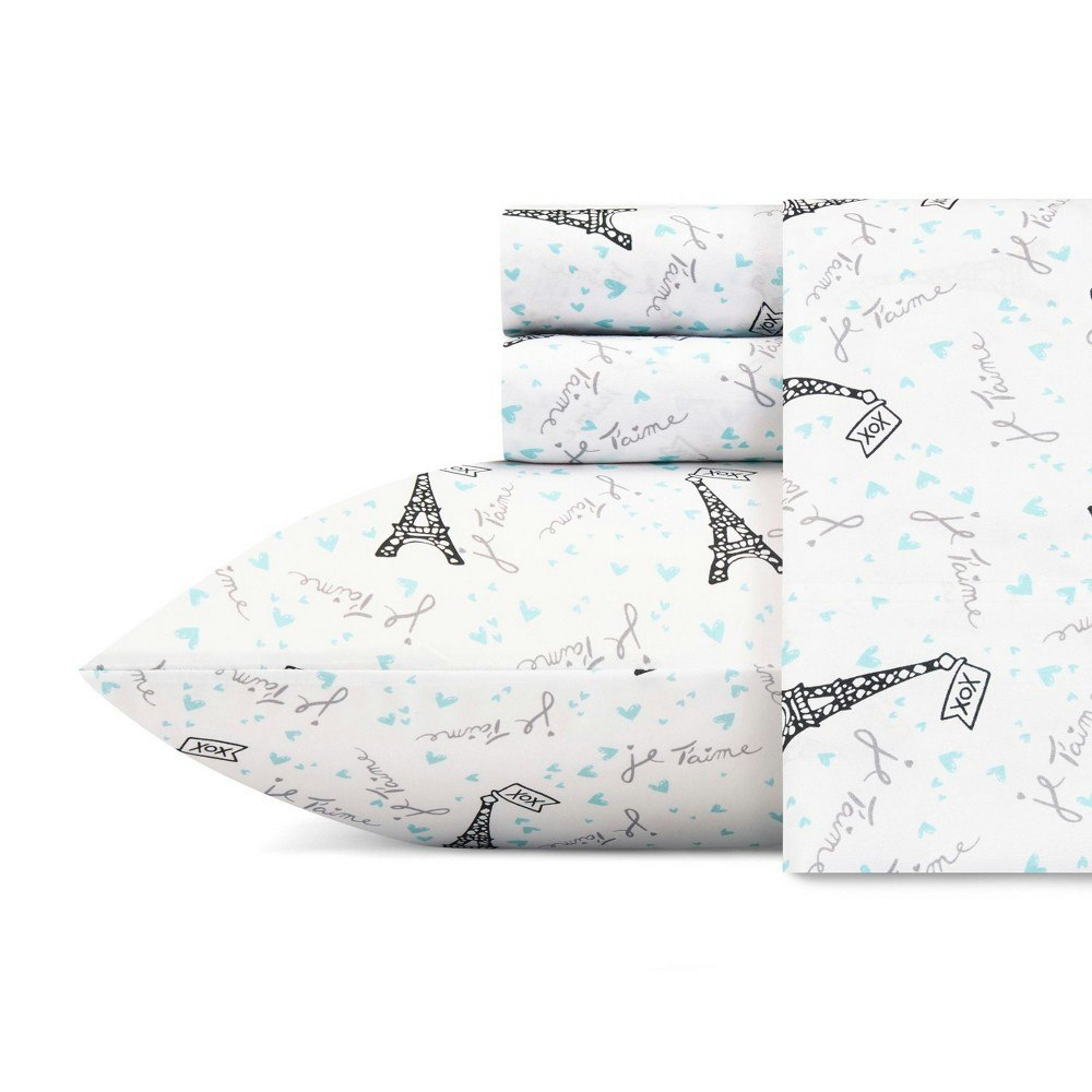 Betseyville Queen Printed Microfiber Sheet Set: $27.99