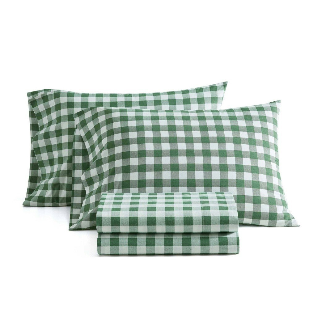 Martha Stewart Madison Full Gingham Sheet Set: $64.99