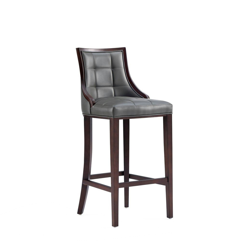 Manhattan Comfort Fifth Avenue 31.5-inch Upholstered Faux Leather Barstool: $347.99 Manhattan Comfort Fifth Avenue 31.5-inch Upholstered Faux Leather Barstool: $347.99