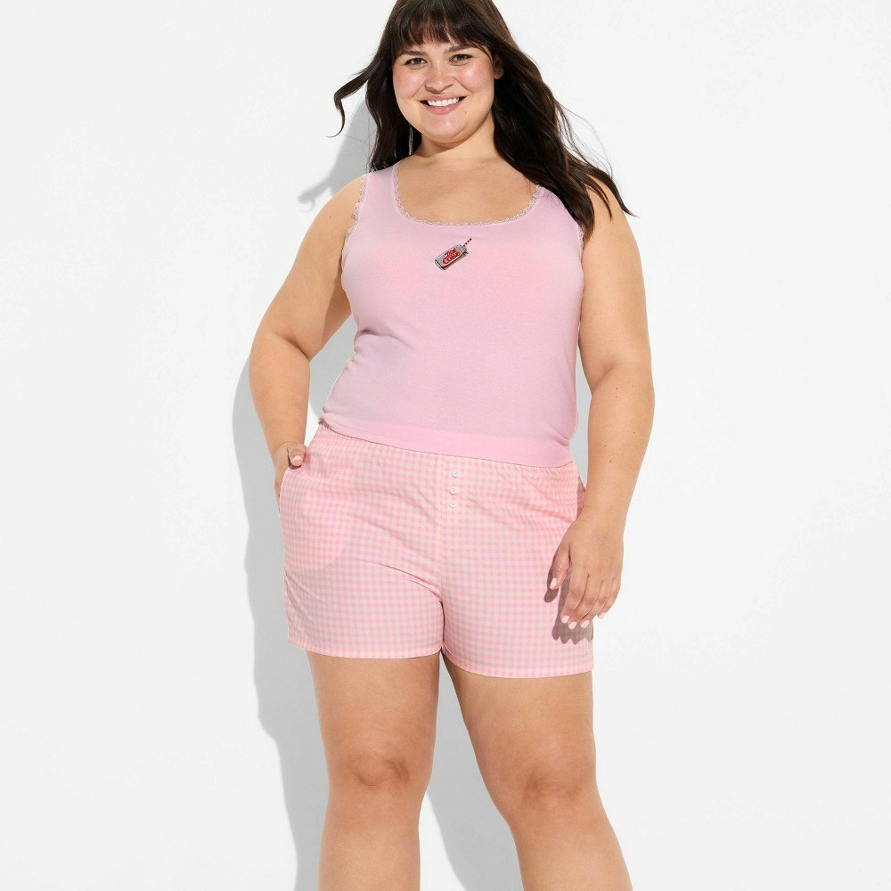 Women's Graphic Pull-On Shorts: $15 Women's Graphic Pull-On Shorts: $15