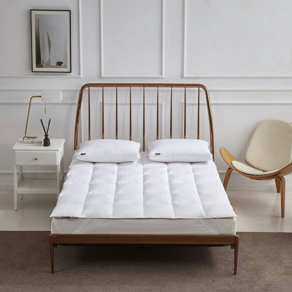 Beautyrest Cotton Blend Feather Down Fiber Mattress Topper: $92.99 Beautyrest Cotton Blend Feather Down Fiber Mattress Topper: $92.99