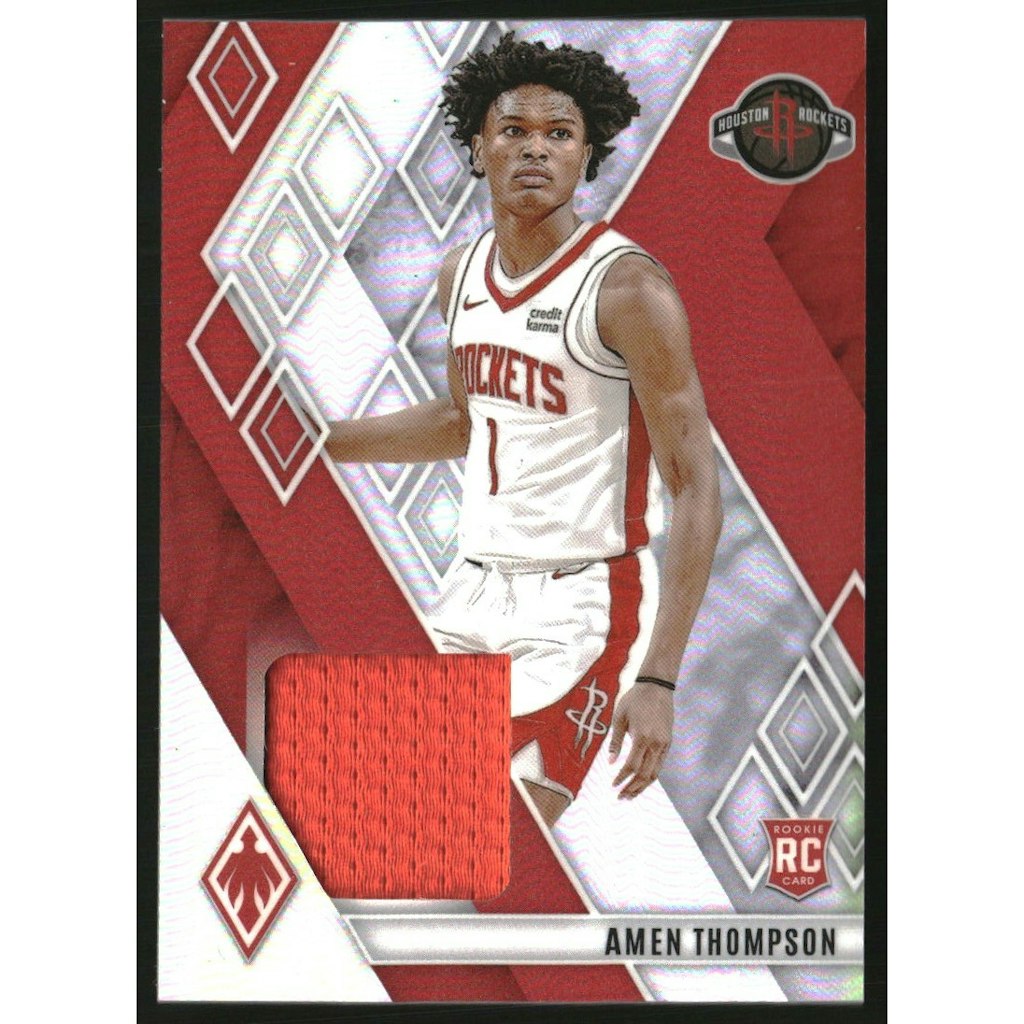 2023-24 Panini Phoenix Amen Thompson Rookie Memorabilia Card: $12