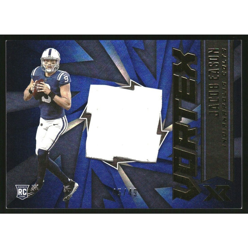 2020 Panini XR Vortex Materials Jacob Eason Trading Card: $18 2020 Panini XR Vortex Materials Jacob Eason Trading Card: $18