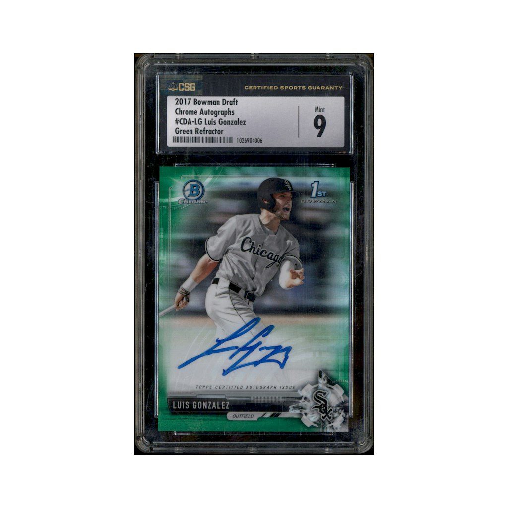2017 Bowman Chrome Luis Gonzalez Rookie Autograph /99: $15 2017 Bowman Chrome Luis Gonzalez Rookie Autograph /99: $15