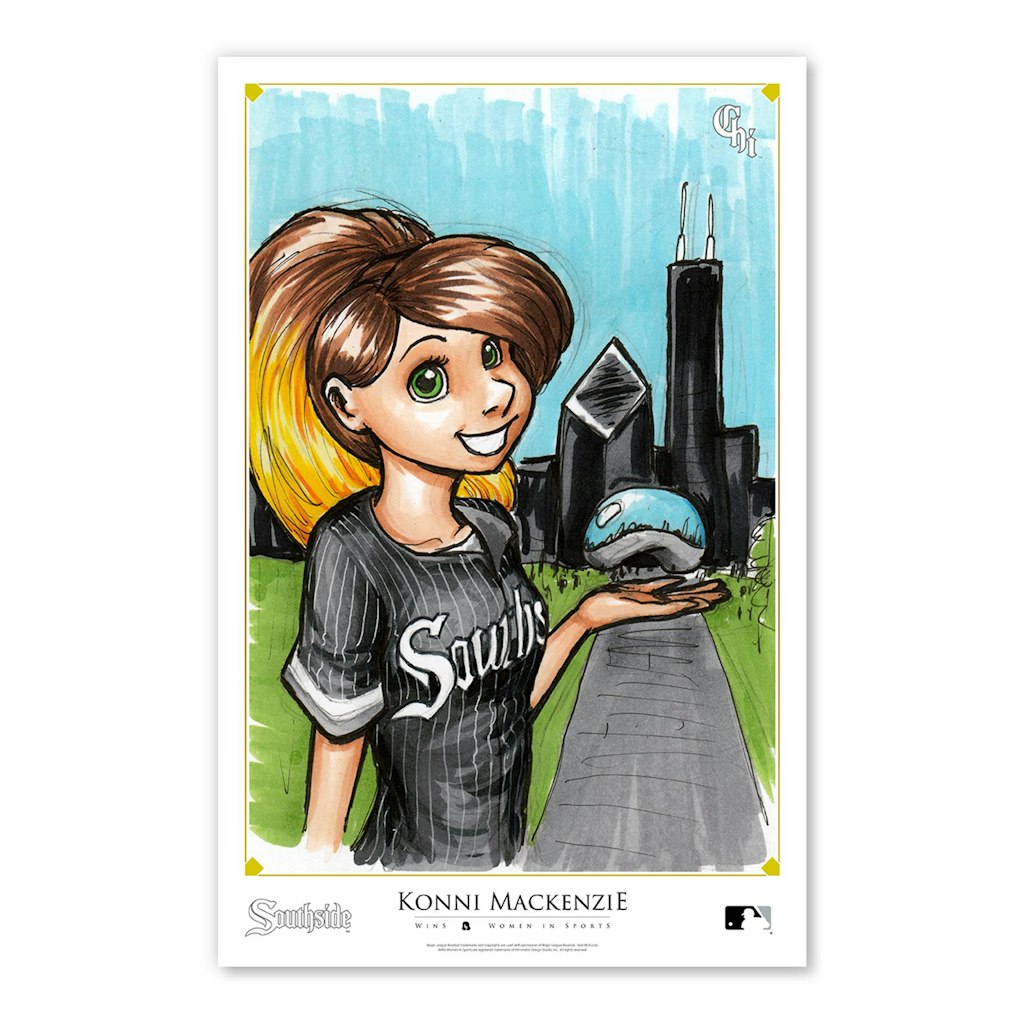 Chicago White Sox 11" x 17" Women In Sports Poster: $39.99