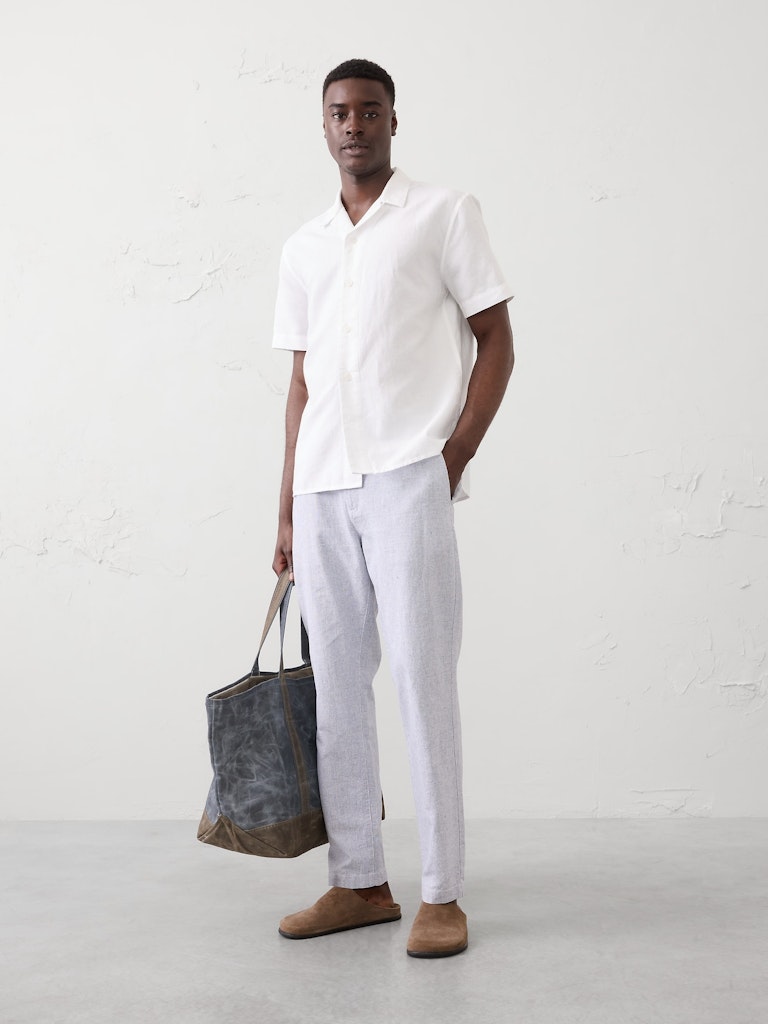 Linen-Blend Pants: $47.50 Linen-Blend Pants: $47.50