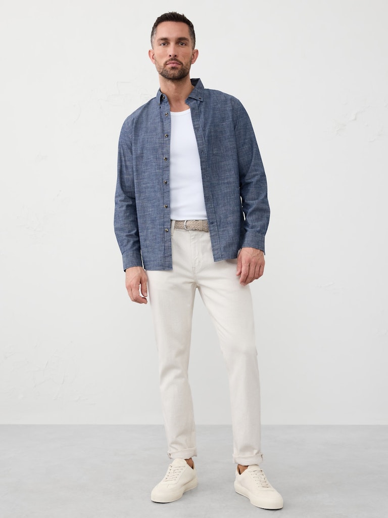 Slim-Fit Softwash Cotton Shirt: $37.50 Slim-Fit Softwash Cotton Shirt: $37.50