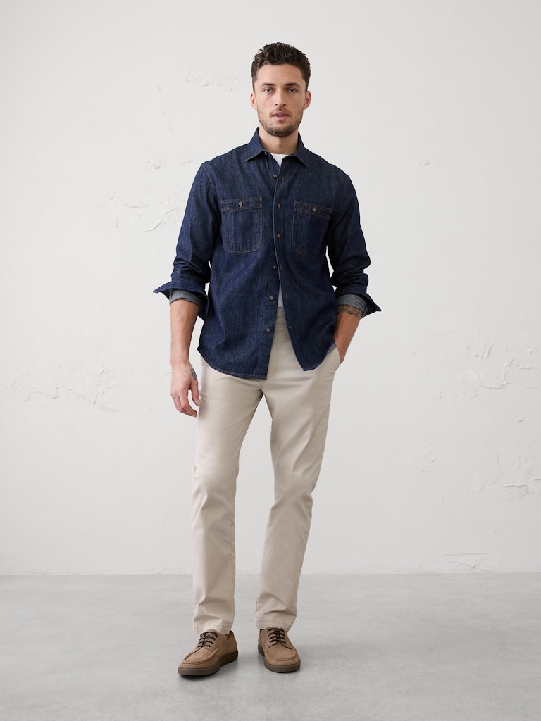 Slim Lived-In Chino: $47.50