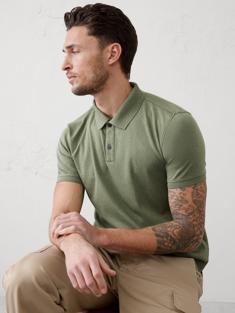 Slim Luxe Touch Polo: $49.97 Slim Luxe Touch Polo: $49.97