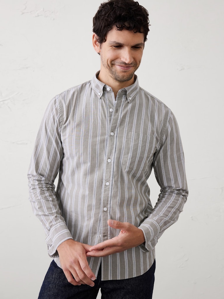 Slim-Fit Softwash Cotton Shirt: $30 Slim-Fit Softwash Cotton Shirt: $30