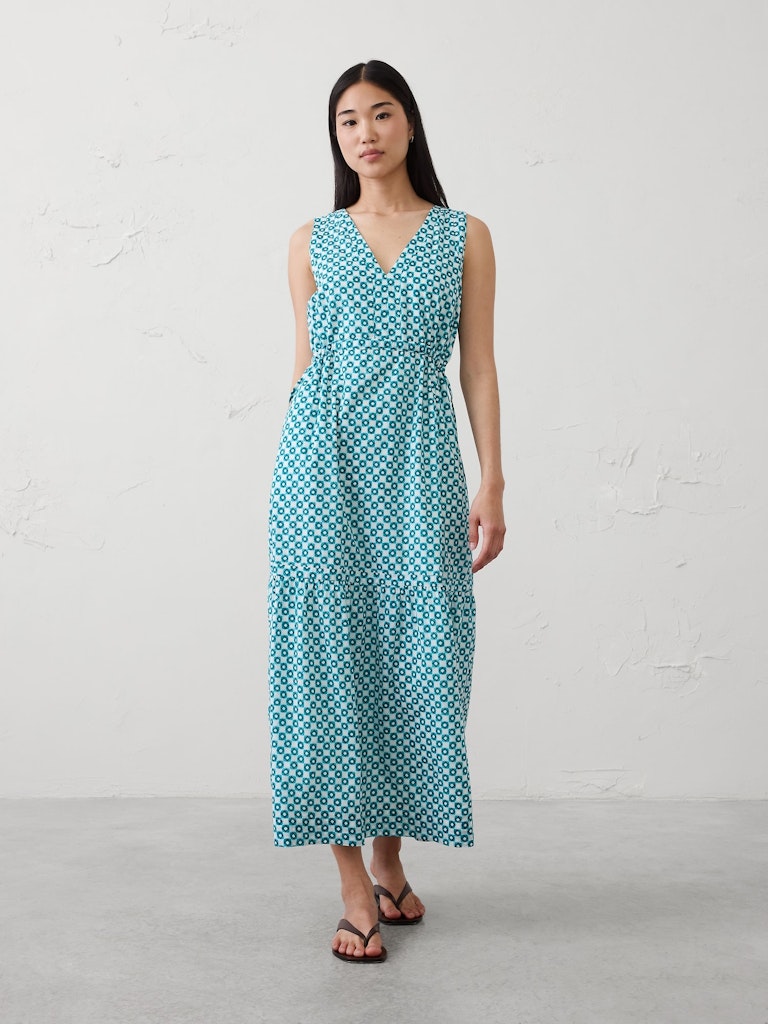 Voile Side-Tie Maxi Dress: $64 Voile Side-Tie Maxi Dress: $64