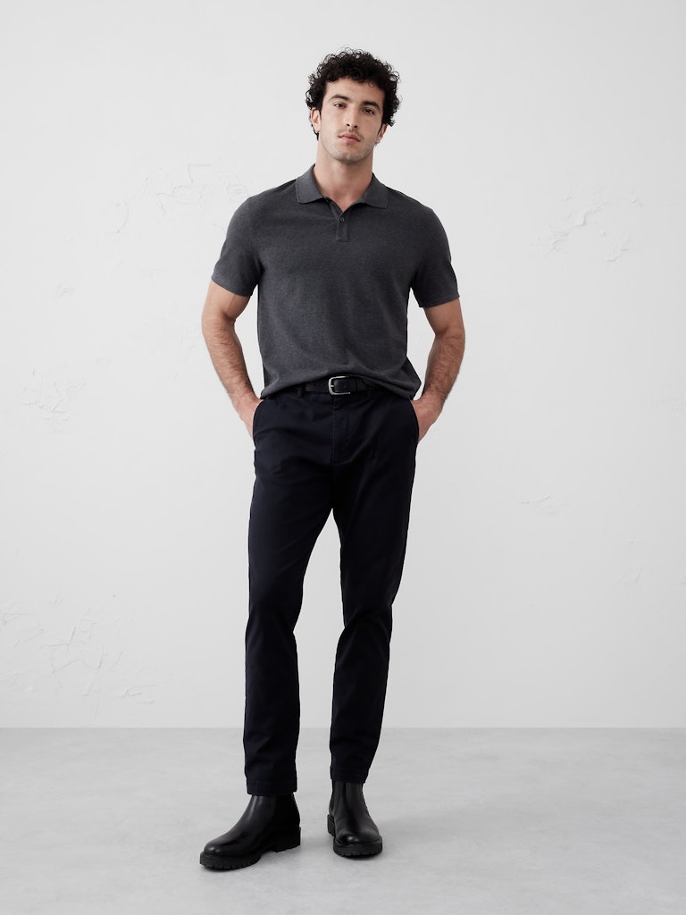 Standard-Fit Pique Polo: $25 Standard-Fit Pique Polo: $25