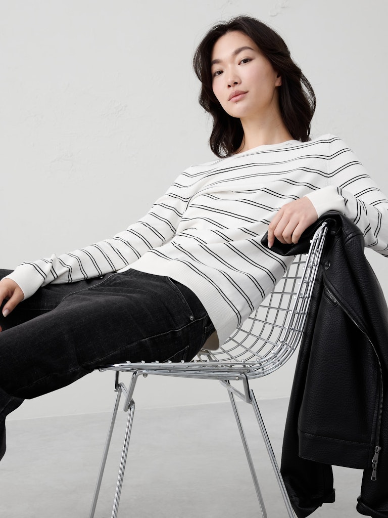 Forever Striped Sweater: $54.97