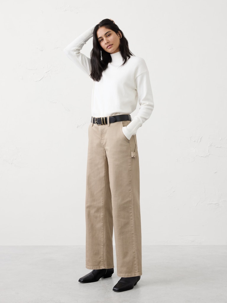 Mid-Rise Straight Carpenter Jean: $79.97