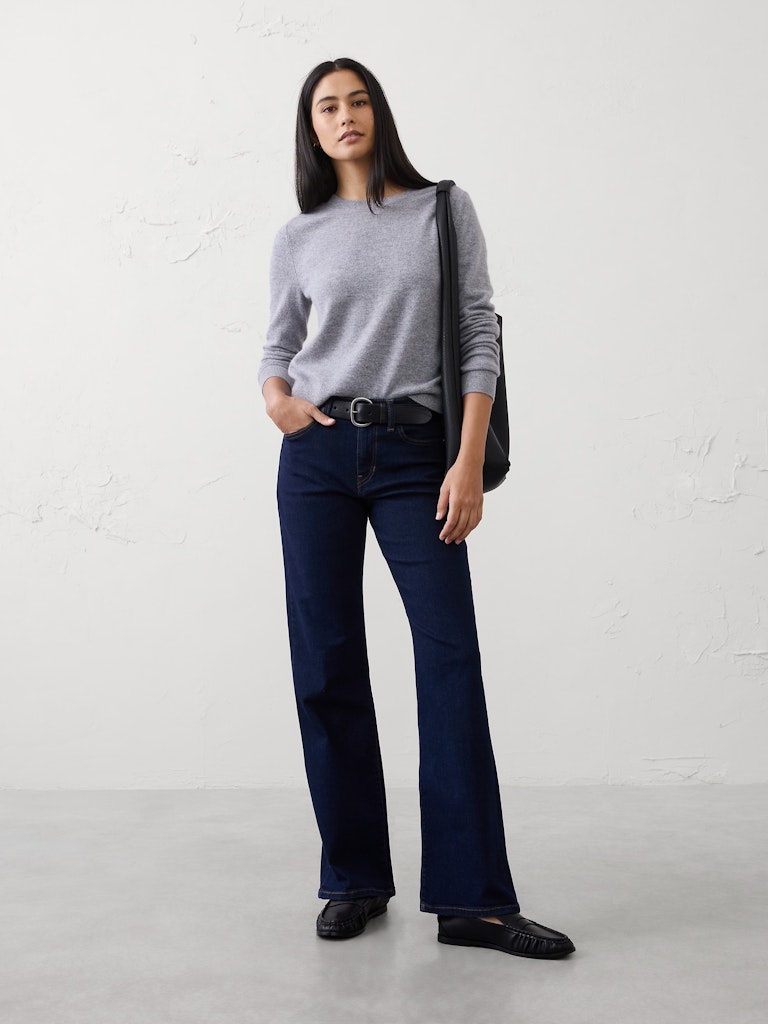 Mid-Rise Slim Bootcut Jeans: $50 Mid-Rise Slim Bootcut Jeans: $50